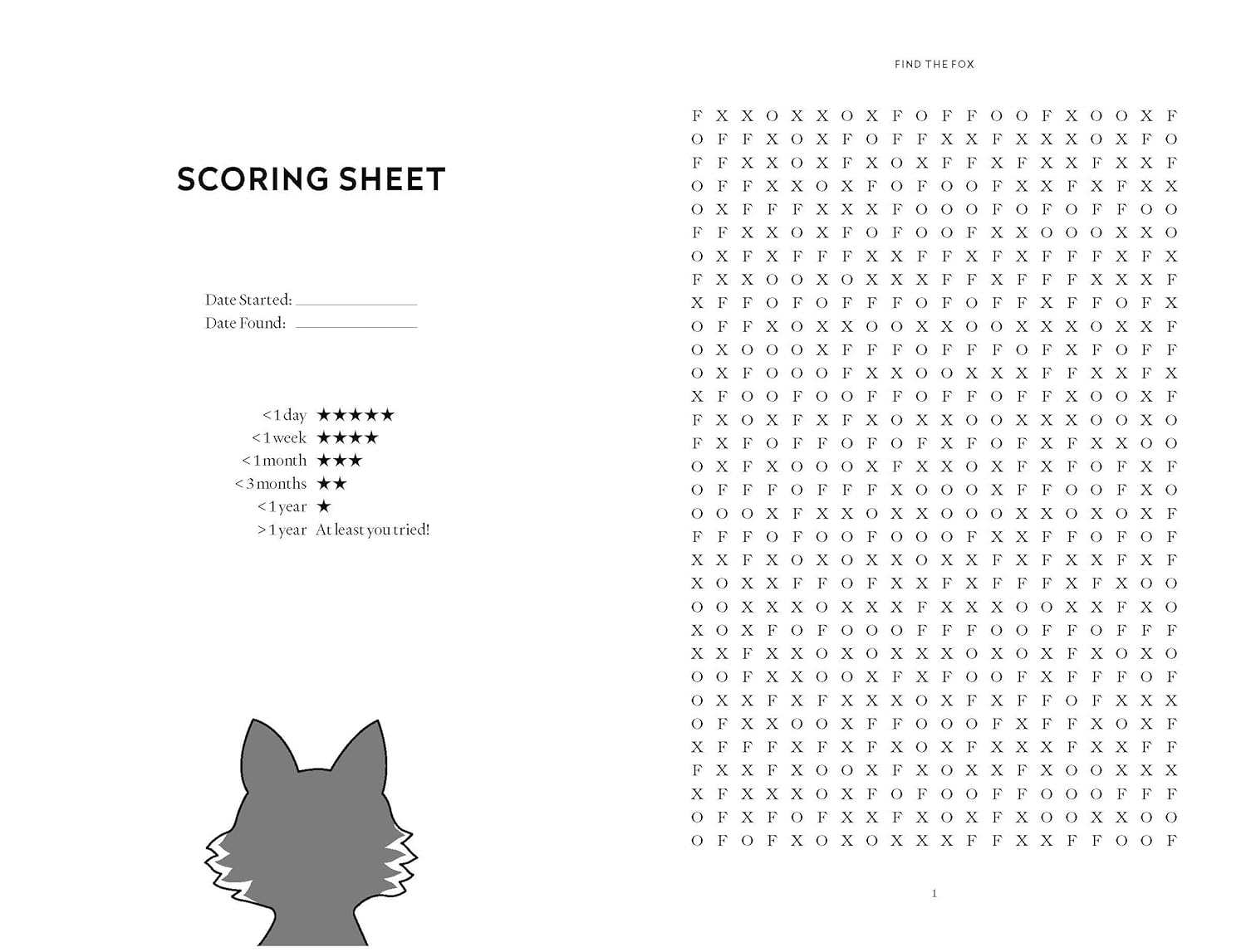 Find the Fox p.1 (screenshot from Amazon.com)
